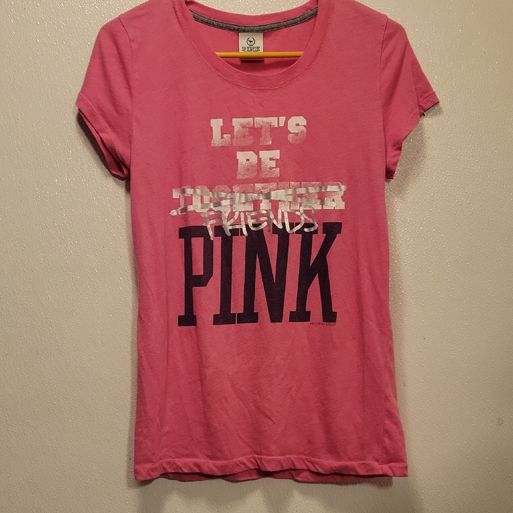 PINK Victoria's Secret Logo Tag in Pink and Gray